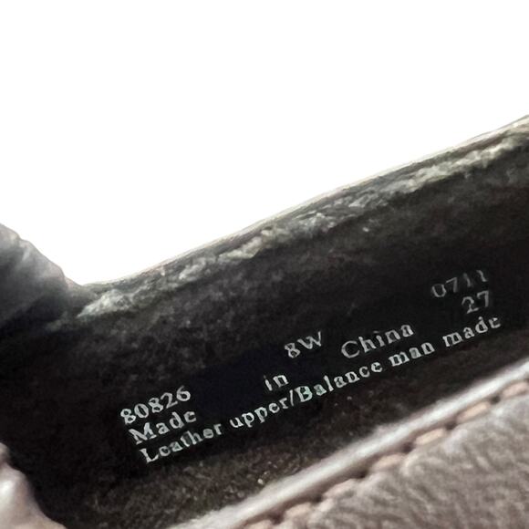 Clarks Ankle Boots Brown Leather Style 80826 Stacked Heel Shoe Bootie Womens 8W - Picture 5 of 12